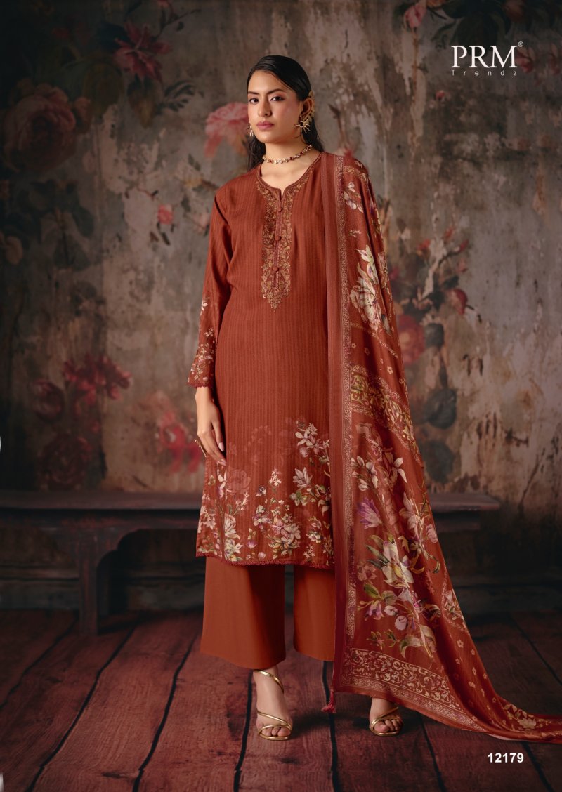Nora By Prm Viscose Pashmina Dress Materials